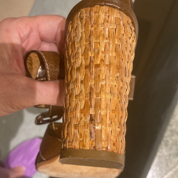 Prada Authentic Brown leather Sandals SZ 38 - Picture 7 of 7